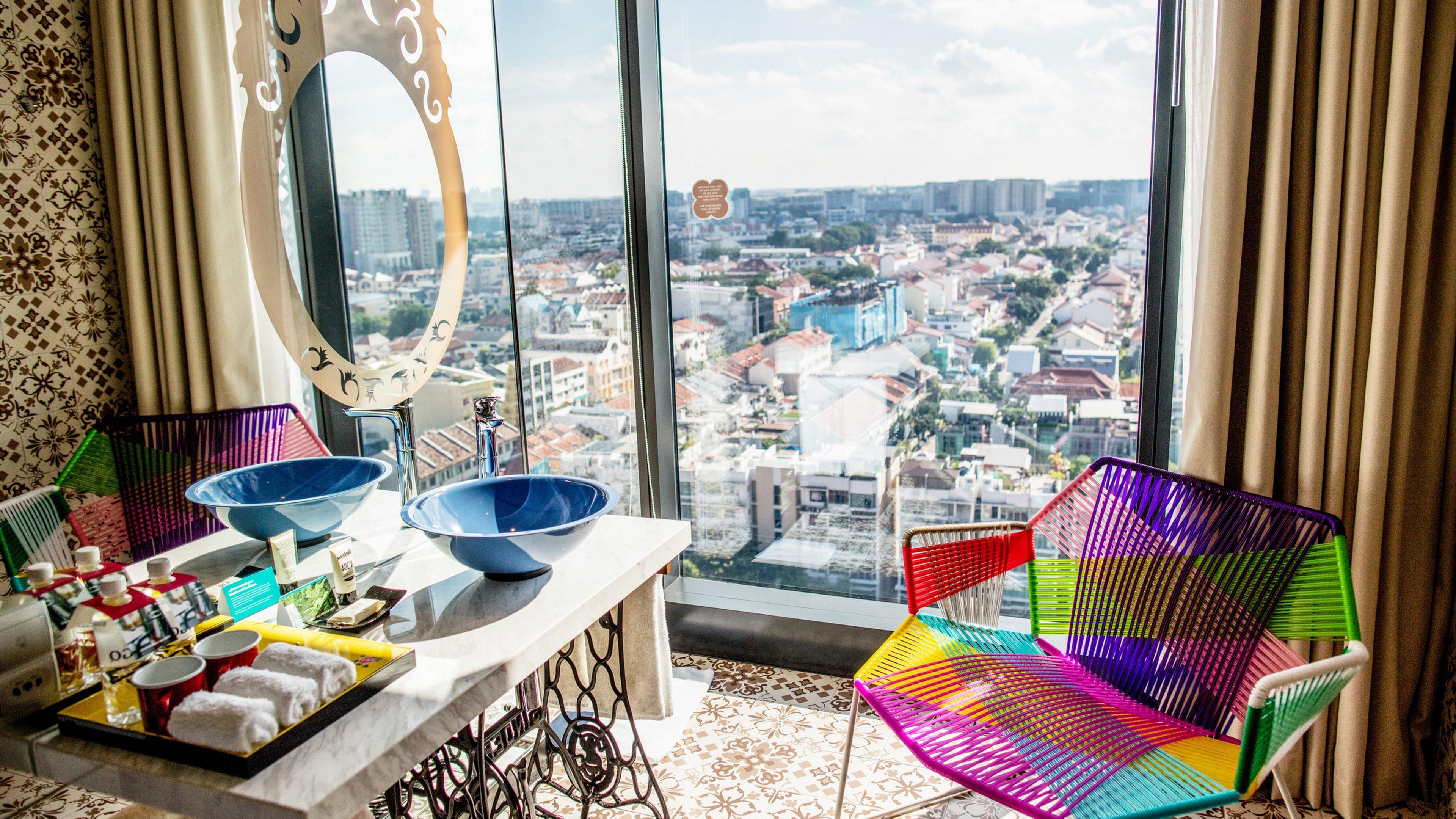 Hotel Indigo Singapore Katong By Ihg Buitenkant foto A view of the city from a condominium in the city centre